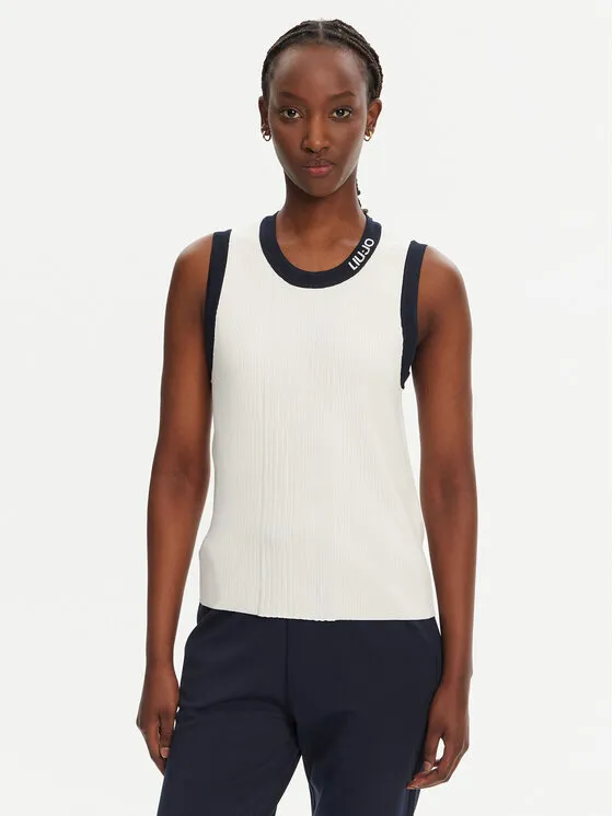 Liu Jo Sport Πουλόβερ · Λευκό · Regular Fit