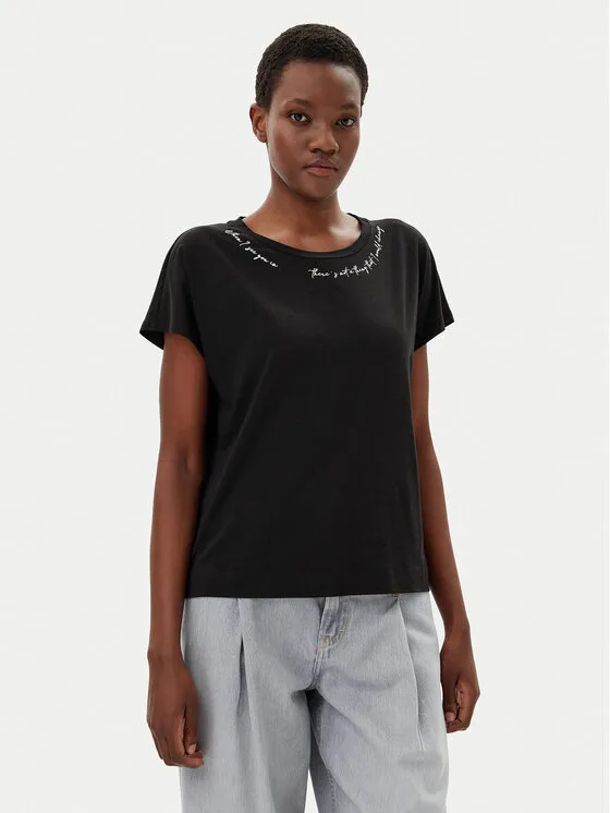 Liu Jo Sport T-Shirt · Μαύρο