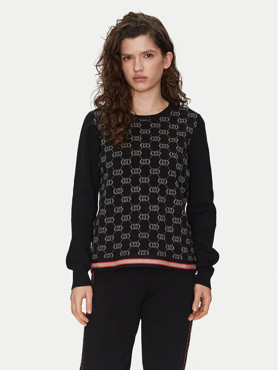 Liu Jo Sport Πουλόβερ · Μαύρο · Regular Fit