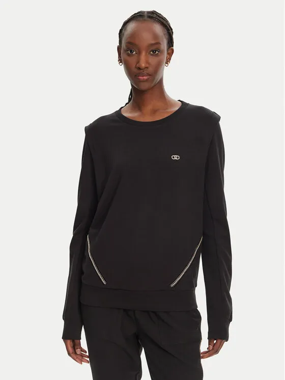Liu Jo Sport Μπλούζα · Μαύρο · Relaxed Fit