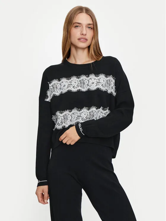Liu Jo Sport Πουλόβερ · Μαύρο · Regular Fit