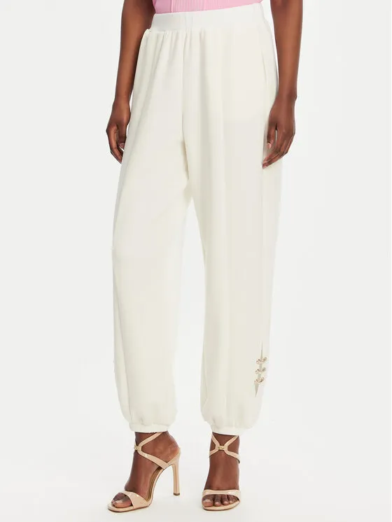 Liu Jo Sport Παντελόνι φόρμας · Λευκό · Relaxed Fit