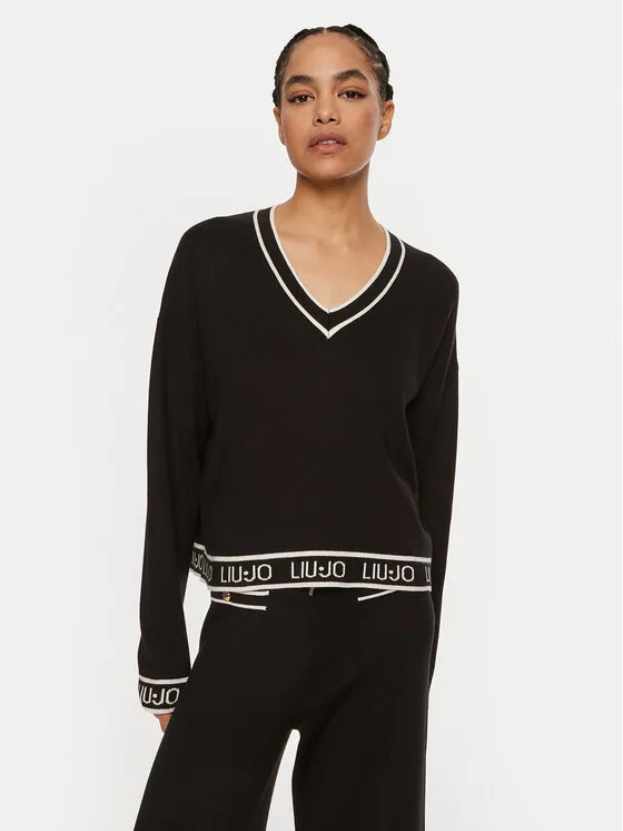 Liu Jo Sport Πουλόβερ · Μαύρο · Relaxed Fit