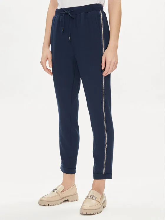 Liu Jo Sport Παντελόνι υφασμάτινο · Σκούρο μπλε · Regular Fit