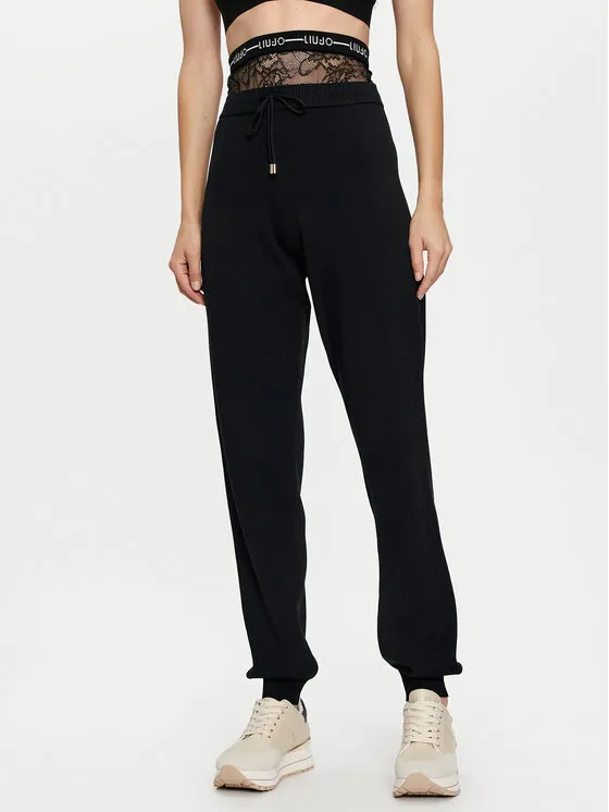 Liu Jo Sport Παντελόνι υφασμάτινο · Μαύρο · Regular Fit