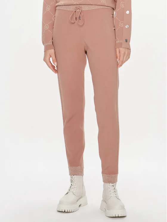 Liu Jo Sport Παντελόνι υφασμάτινο · Ροζ · Slim Fit