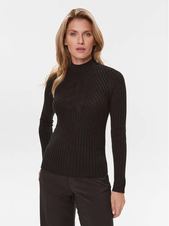 Πουλόβερ · Μαύρο · Regular Fit