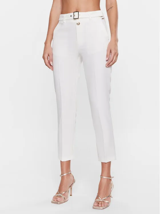 Παντελόνι υφασμάτινο · Εκρού · Slim Fit