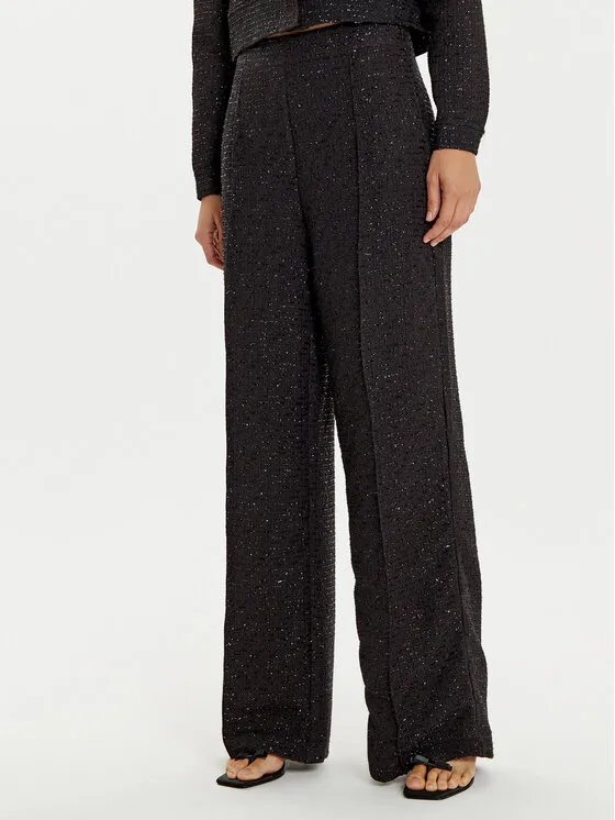 Lola Casademunt by Maite Παντελόνι υφασμάτινο · Μαύρο · Regular Fit