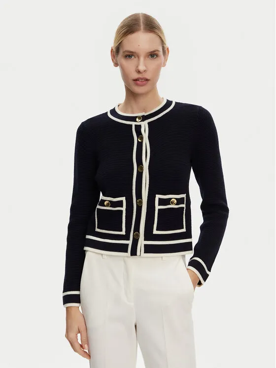 Ζακέτα · Μαύρο · Slim Fit