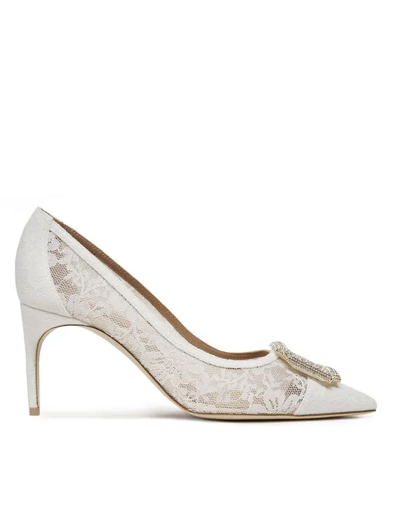 MALONE SOULIERS Γόβες · Λευκό · 7.5 cm
