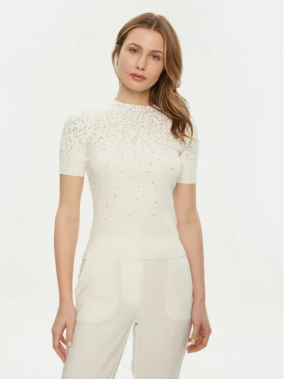 Marciano Guess Πουλόβερ · Εκρού · Slim Fit