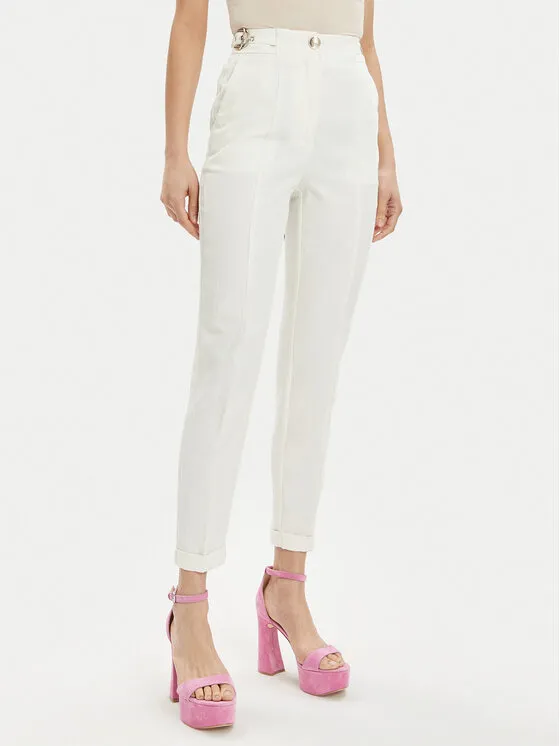 Marciano Guess Παντελόνι υφασμάτινο · Εκρού · Regular Fit