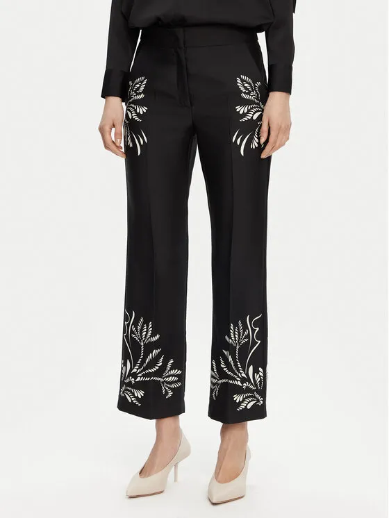 Marella Παντελόνι υφασμάτινο · Μαύρο · Regular Fit