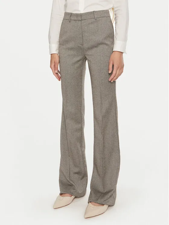 Marella Παντελόνι υφασμάτινο · Καφέ · Regular Fit