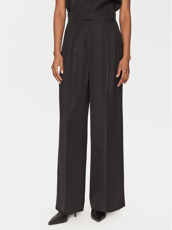 Marella Παντελόνι Palazzo · Μαύρο · Regular Fit