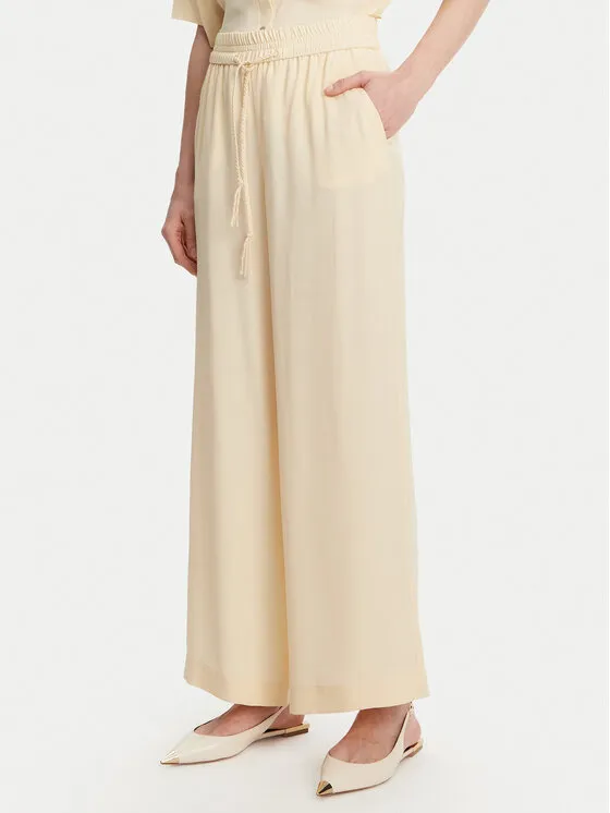Marella Παντελόνι Palazzo · Κίτρινο · Regular Fit