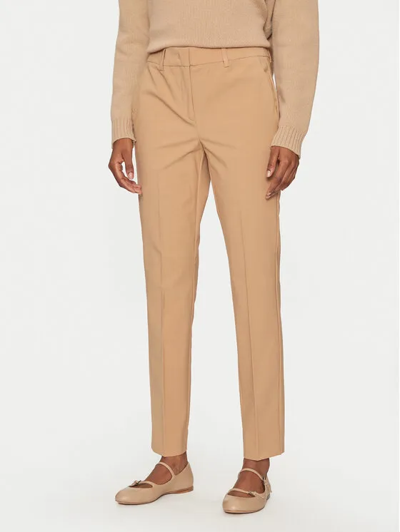 Marella Παντελόνι υφασμάτινο · Καφέ · Regular Fit