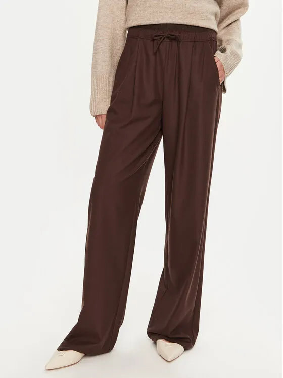 Marella Παντελόνι υφασμάτινο · Καφέ · Regular Fit