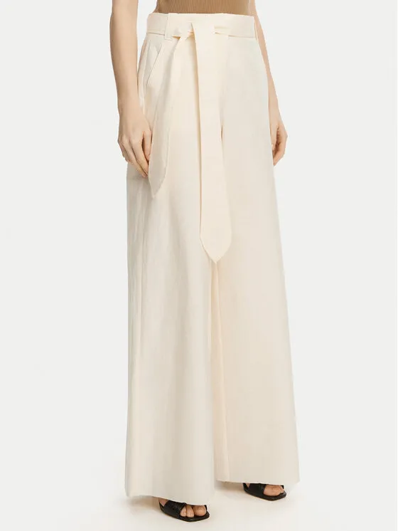 Marella Παντελόνι Palazzo · Εκρού · Regular Fit
