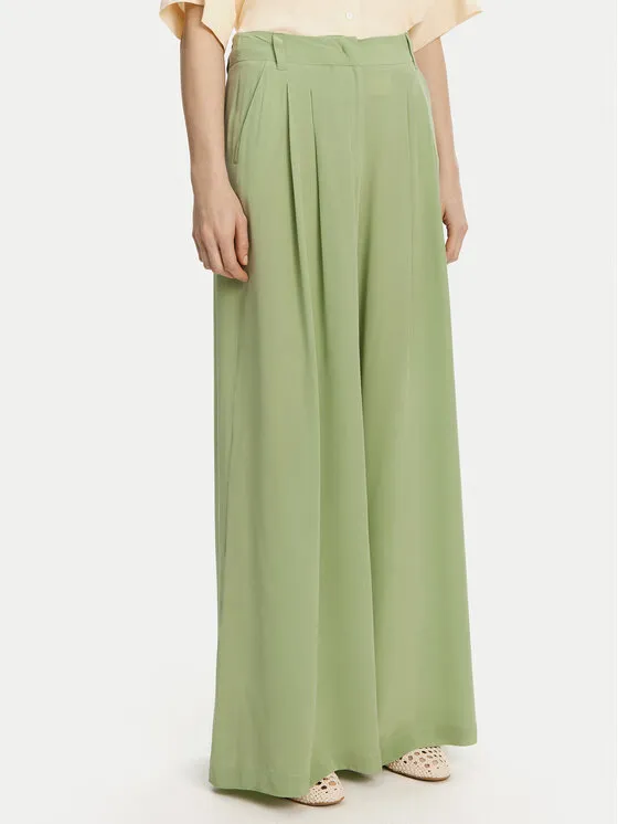Marella Παντελόνι Palazzo · Πράσινο · Regular Fit