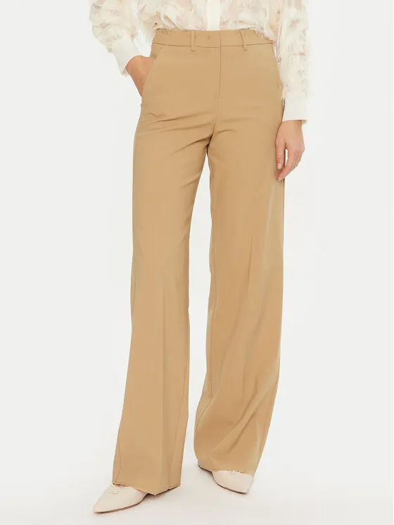 Marella Παντελόνι υφασμάτινο · Καφέ · Regular Fit