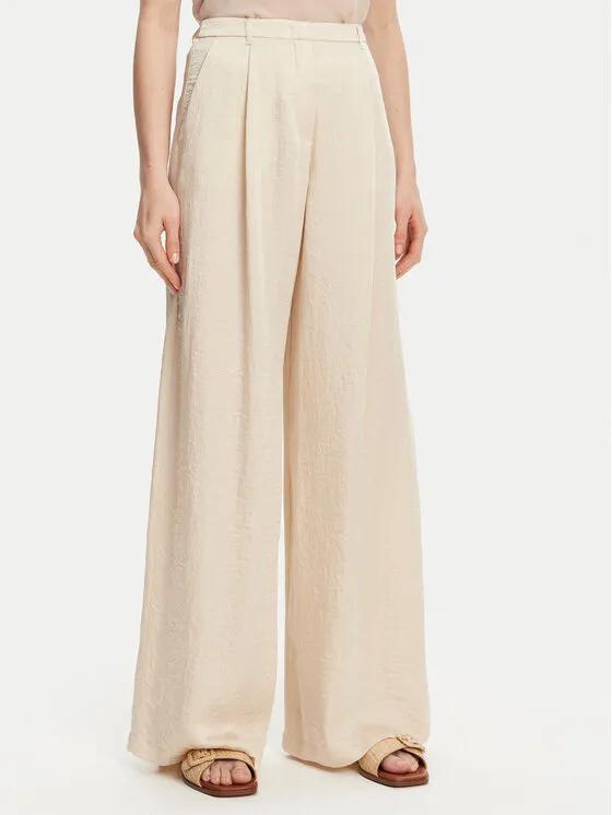 Marella Παντελόνι Palazzo · Εκρού · Regular Fit