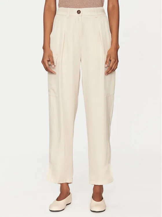 Marella Παντελόνι υφασμάτινο · Μπεζ · Relaxed Fit