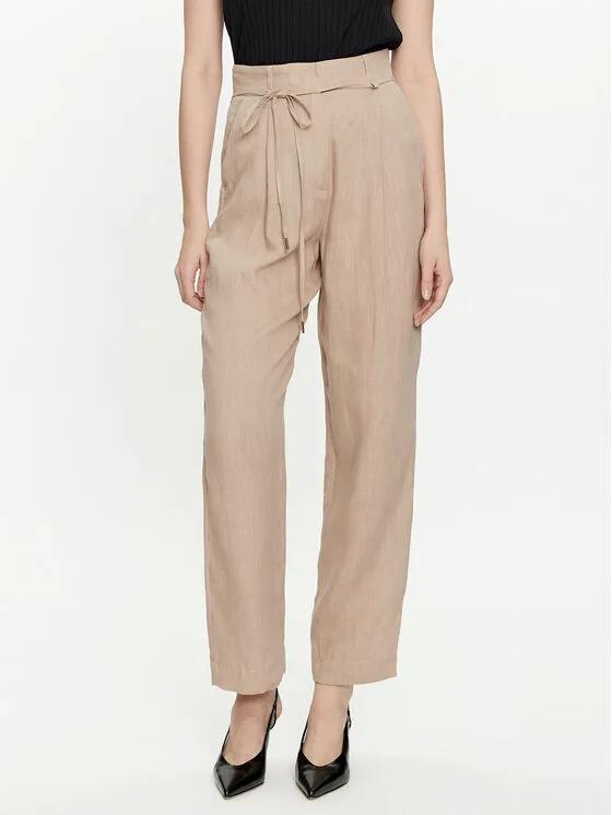 Marella Παντελόνι υφασμάτινο · Μπεζ · Relaxed Fit