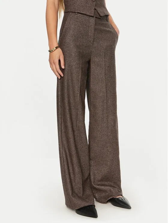 Marella Παντελόνι υφασμάτινο · Καφέ · Regular Fit