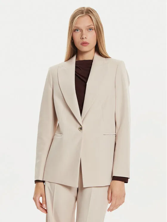 Maryley Σακάκι · Εκρού · Regular Fit