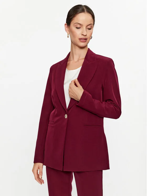 Maryley Σακάκι · Μπορντό · Regular Fit