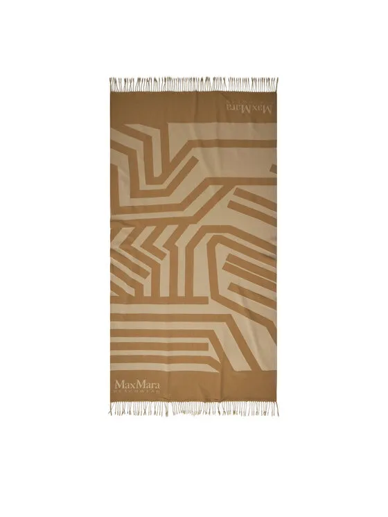 Max Mara Beachwear Πετσέτα · Καφέ