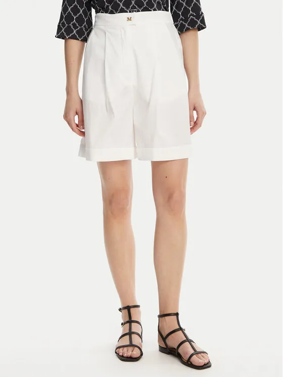 Max Mara Beachwear Βερμούδα · Λευκό