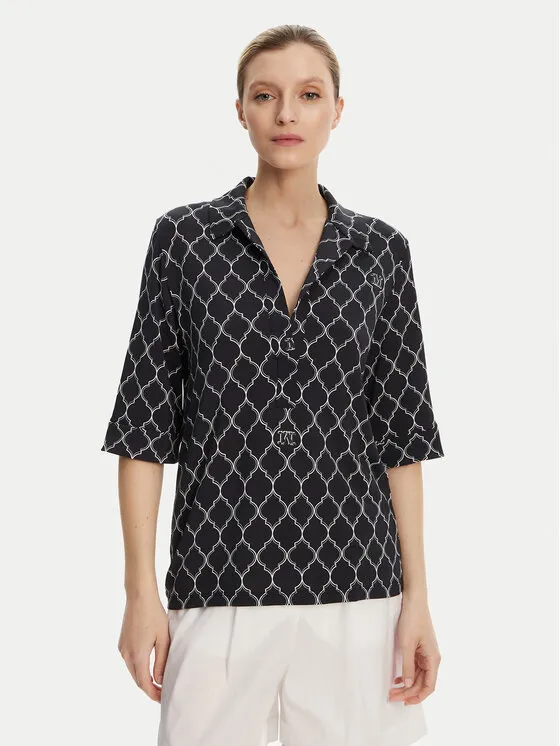 Max Mara Beachwear Μπλουζάκι · Μαύρο