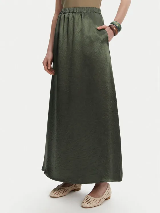 Max Mara Φούστα σε γραμμή Α · Πράσινο · Maxi
