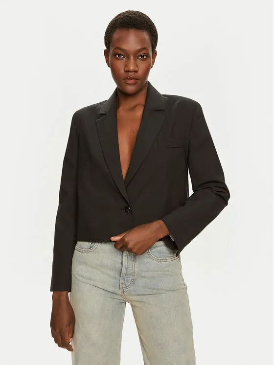 Σακάκι · Μαύρο · Regular Fit