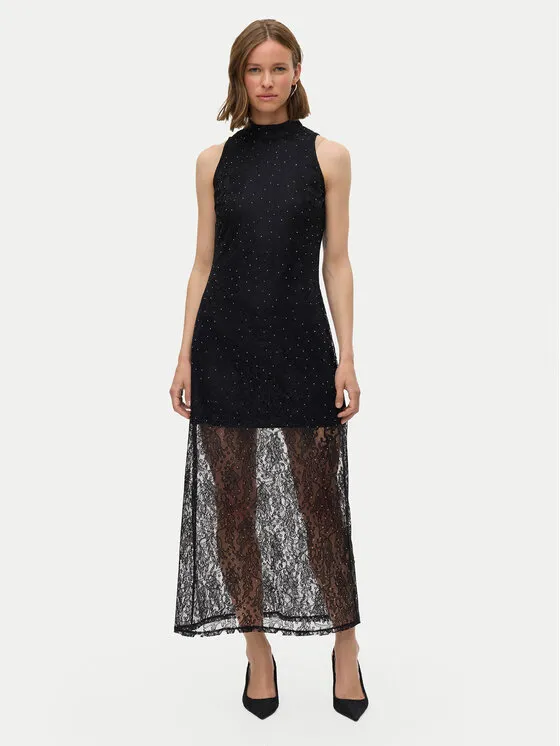 Φόρεμα βραδινό · Μαύρο · Maxi