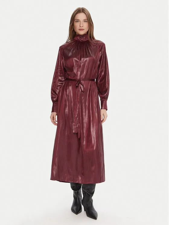 Φόρεμα κοκτέιλ · Μπορντό · Maxi