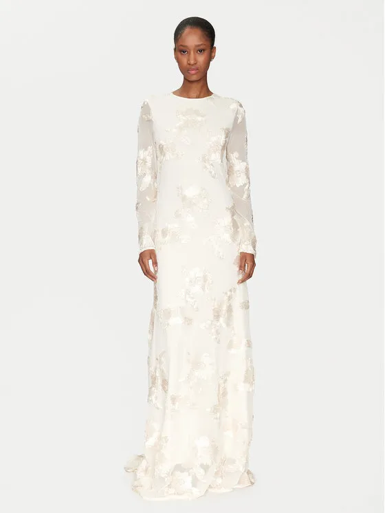 Φόρεμα βραδινό · Εκρού · Maxi