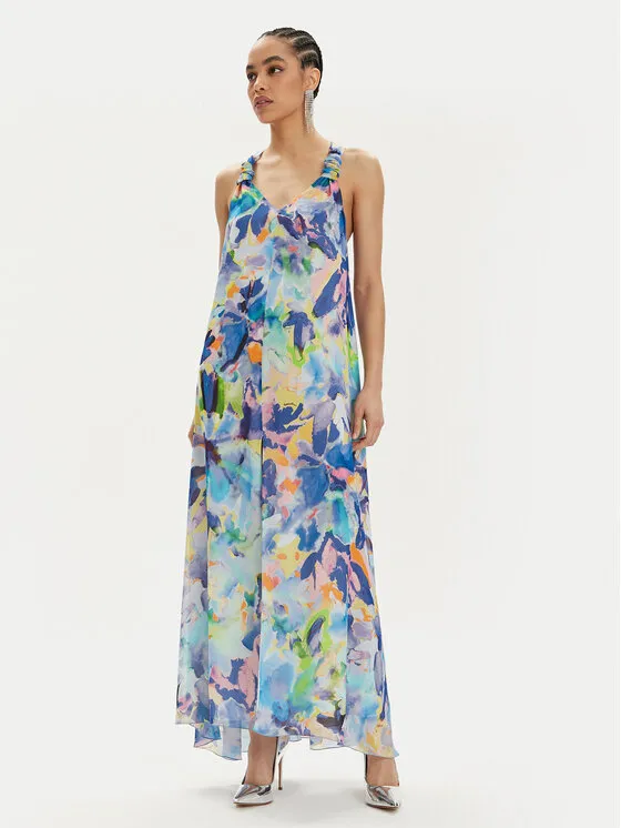 Φόρεμα καλοκαιρινό · Έγχρωμο · Maxi