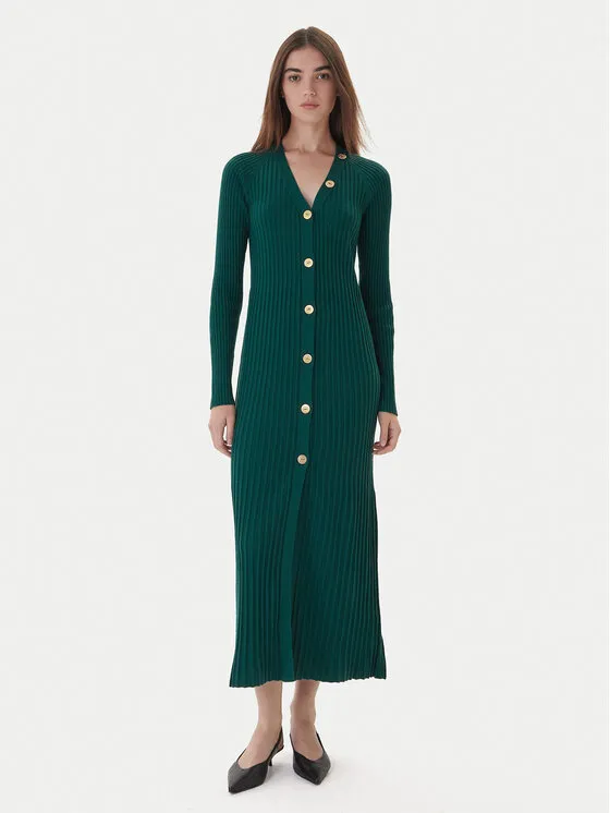 Φόρεμα υφασμάτινο · Πράσινο · Maxi