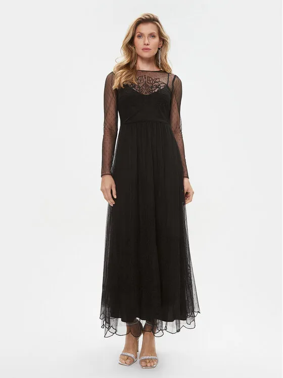 Φόρεμα βραδινό · Μαύρο · Maxi