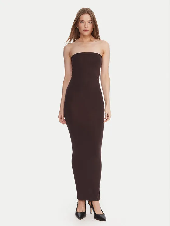 Φόρεμα βραδινό · Καφέ · Maxi