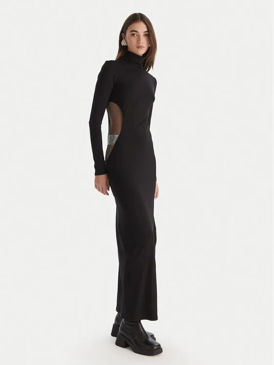 Φόρεμα βραδινό · Μαύρο · Maxi