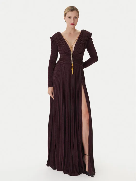 Φόρεμα βραδινό · Μπορντό · Maxi