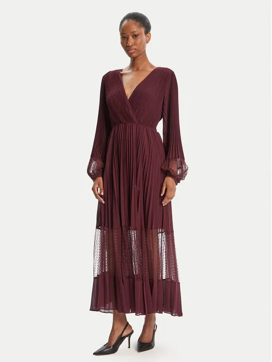 Φόρεμα βραδινό · Μπορντό · Maxi
