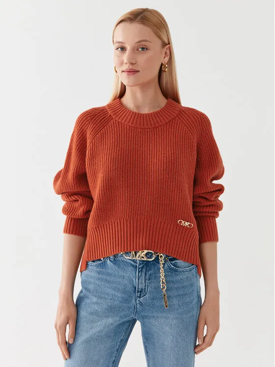 Πουλόβερ · Πορτοκαλί · Relaxed Fit