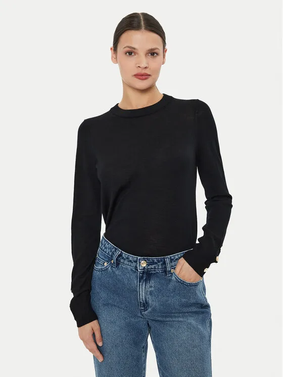 Πουλόβερ · Μαύρο · Regular Fit
