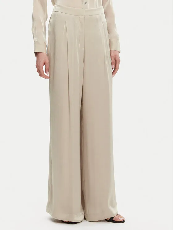 Παντελόνι Palazzo · Μπεζ · Regular Fit